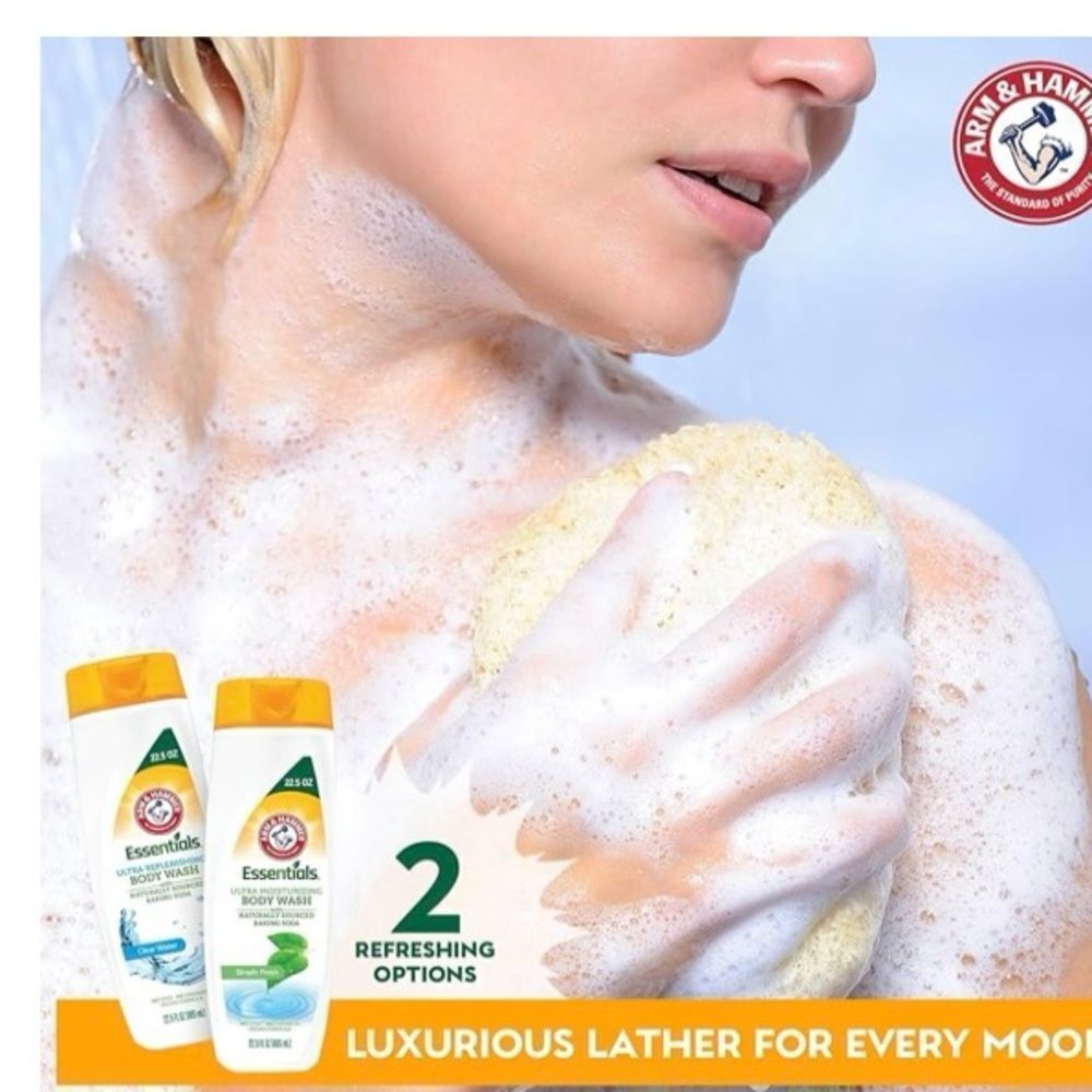 🛍️ Arm & Hammer Essentials Simply Fresh Ultra Moisturizing wash, 22.5FLOZ 💥 - Picture 4 of 11
